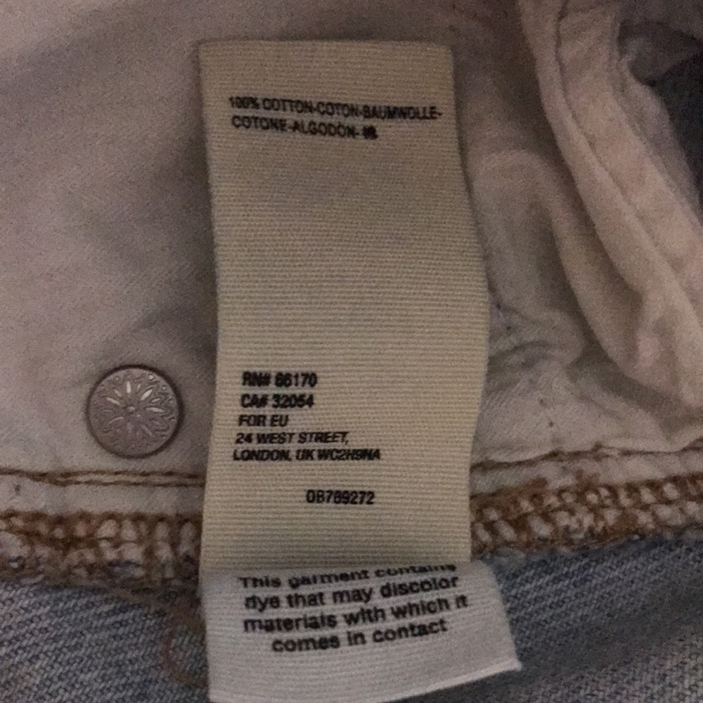 Free People Denim Button-Front Mini Skirt - Picture 9 of 9